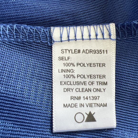 ASTR Dress Womens Small Blue Floral Mini V Neck Bell Sleeve Lace Trim Lined Boho - Picture 5 of 10